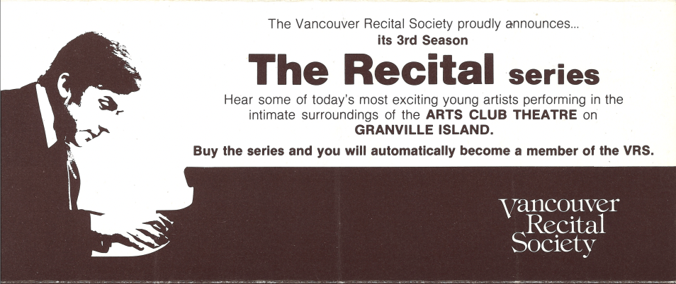 VRS 1982-1983 Season Brochure