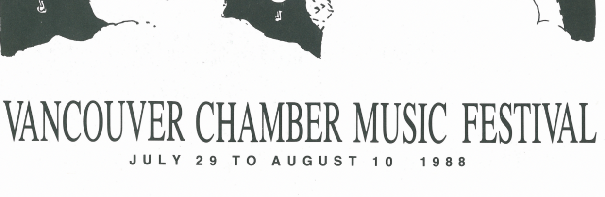 1987-1988 SEASON: Vancouver Chamber Music Festival
