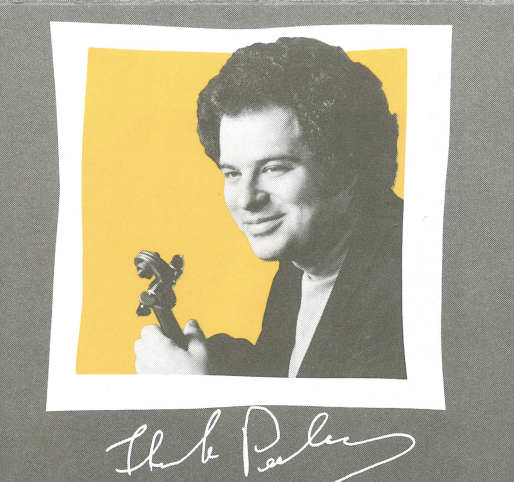 1988-1989 SEASON: Itzhak Perlman, violin & Janet Guggenheim, piano
