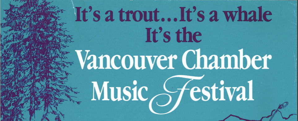 1988-1989 SEASON: Vancouver Chamber Music Festival