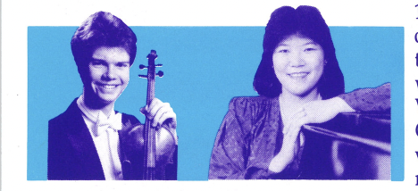 1989-1990 SEASON: Scott St. John, violin & Angela Cheng, piano