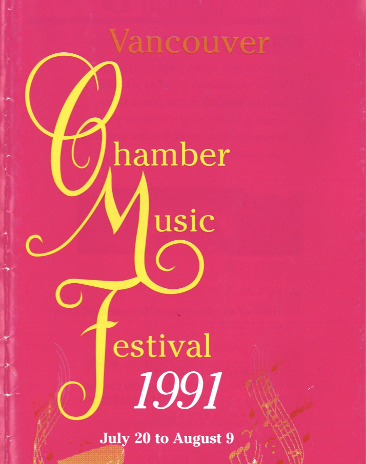 1990-1991 SEASON: Vancouver Chamber Music Festival