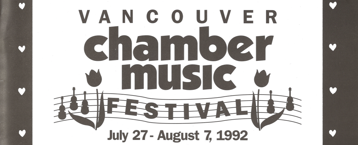 1991-1992 SEASON: Vancouver Chamber Music Festival