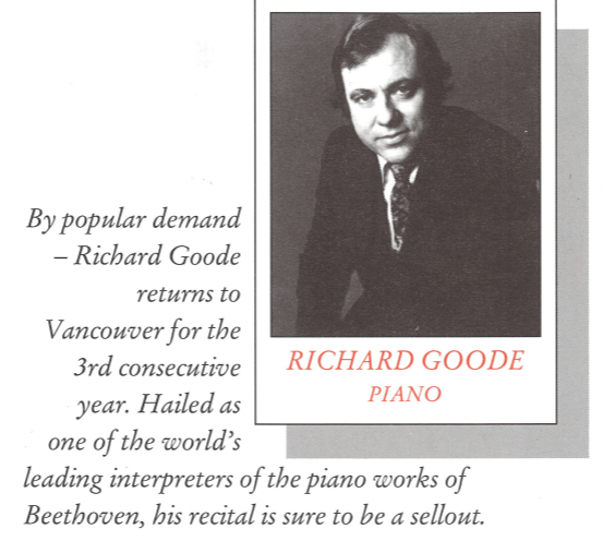 1991-1992 SEASON: Richard Goode, piano