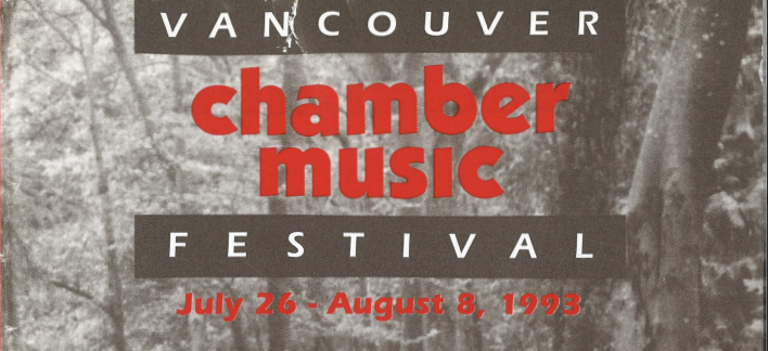 1992-1993 Season: Vancouver Chamber Music Festival