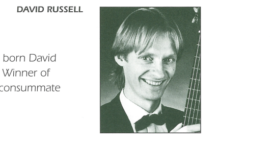 1993-1994 Season: David Russell, guitar
