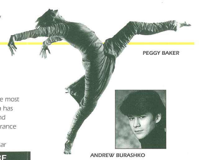 1993-1994 Season: Peggy Baker, dancer & Andrew Burashko, piano